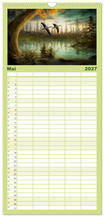 Geheimnisse des alten Waldes (CALVENDO Familienplaner 2027)
