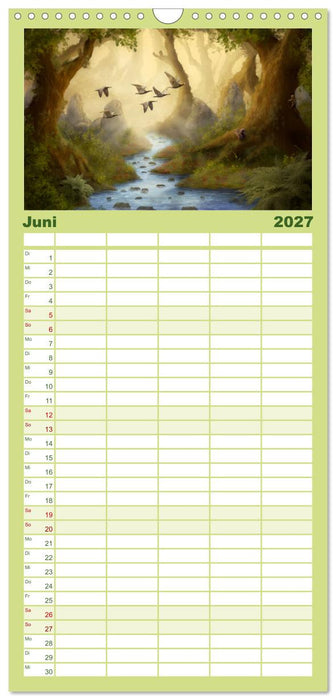Geheimnisse des alten Waldes (CALVENDO Familienplaner 2027)