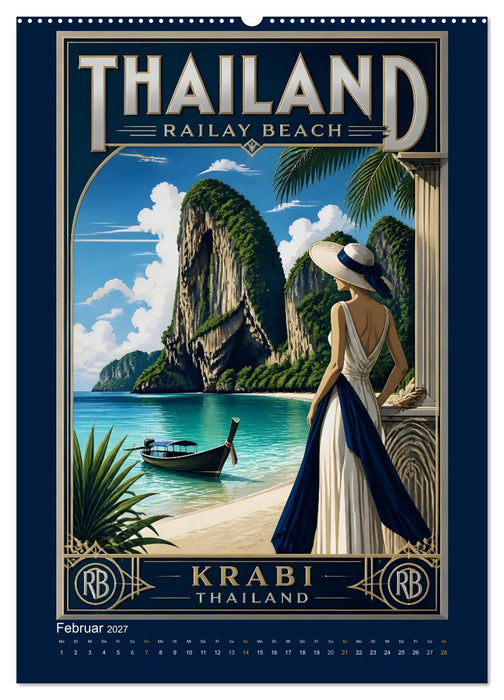 Sehnsucht Thailand - Die Mid-Century Collection (CALVENDO Premium Wandkalender 2027)