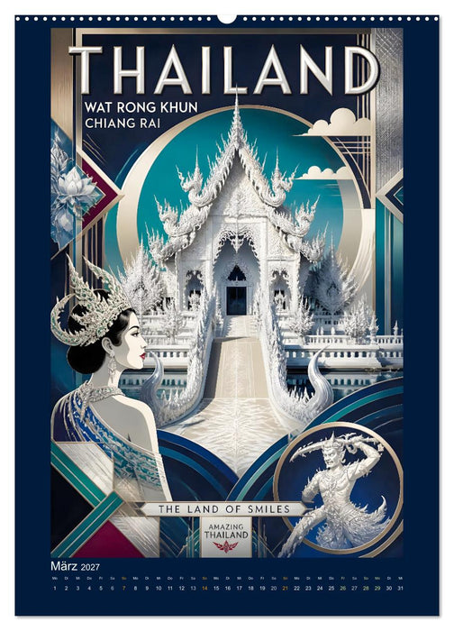 Sehnsucht Thailand - Die Mid-Century Collection (CALVENDO Premium Wandkalender 2027)