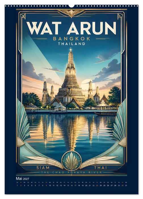Sehnsucht Thailand - Die Mid-Century Collection (CALVENDO Premium Wandkalender 2027)