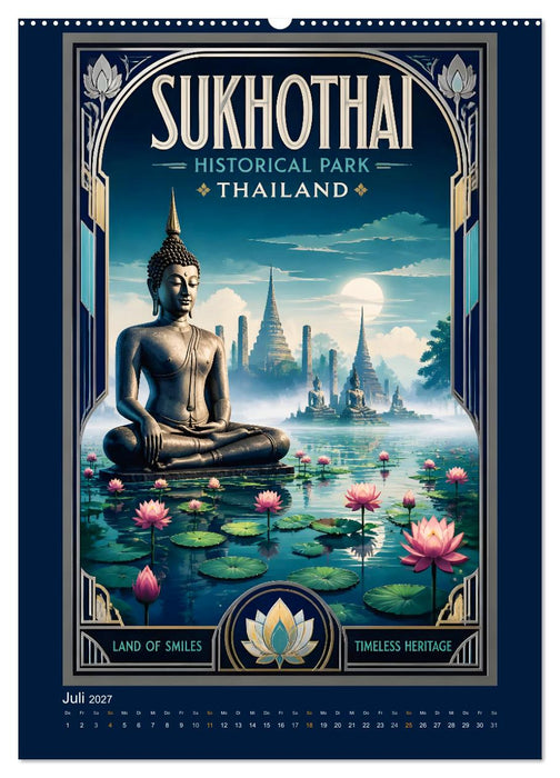 Sehnsucht Thailand - Die Mid-Century Collection (CALVENDO Premium Wandkalender 2027)