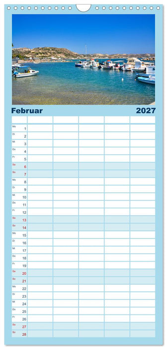 Kos - zauberhafte Insel des Dodekanes (CALVENDO Familienplaner 2027)