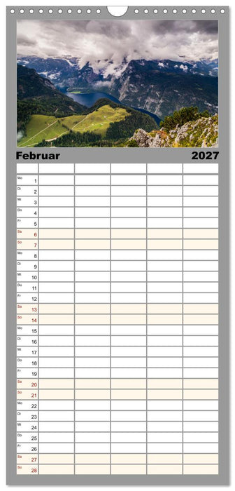 Einzigartige Seen in Bayern (CALVENDO Familienplaner 2027)