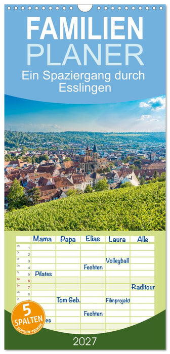 Ein Spaziergang durch Esslingen (CALVENDO Familienplaner 2027)
