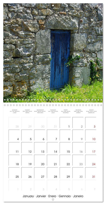 Le village de Rostudel (CALVENDO Calendrier mensuel 2027)