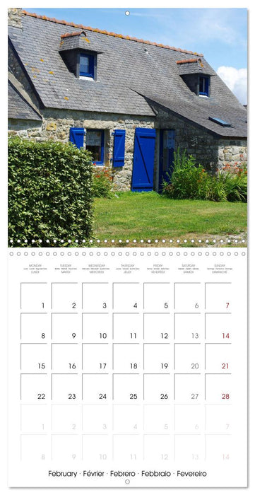 Le village de Rostudel (CALVENDO Calendrier mensuel 2027)