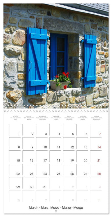 Le village de Rostudel (CALVENDO Calendrier mensuel 2027)
