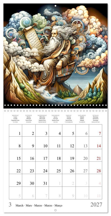 Spécialistes spirituels (CALVENDO Calendrier mensuel 2027)