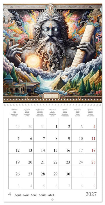 Spécialistes spirituels (CALVENDO Calendrier mensuel 2027)