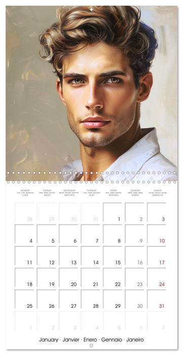 Men with irresistible charm (CALVENDO Monthly Calendar 2027)