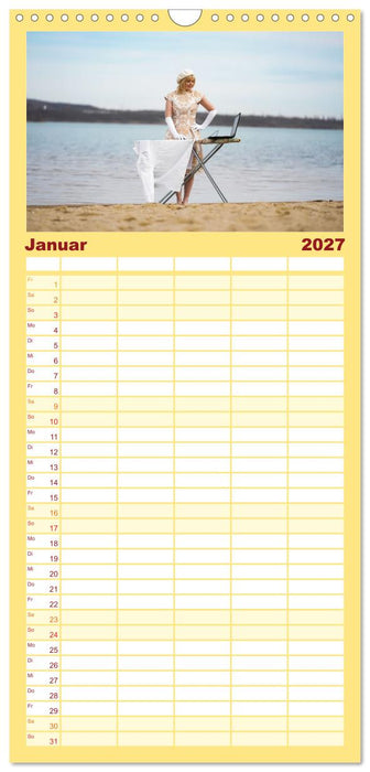 RAUSGEPUTZT UND GLATTGESPIEGELT (CALVENDO Familienplaner 2027)