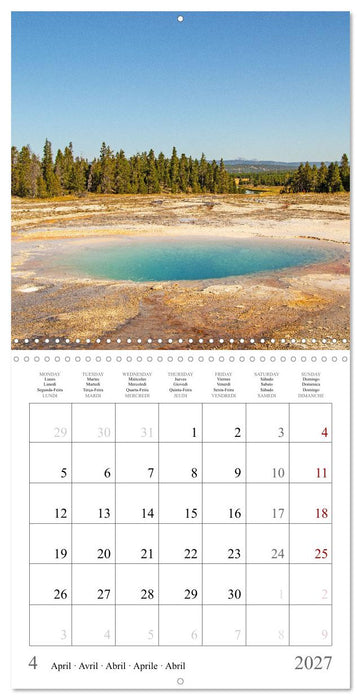 A Journey Through the Landscapes of the American West (CALVENDO Monthly Calendar 2027)