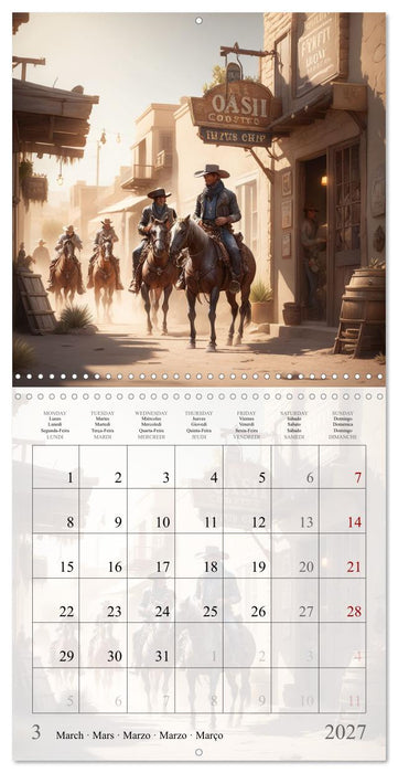 Western Cowboys (CALVENDO Monthly Calendar 2027)