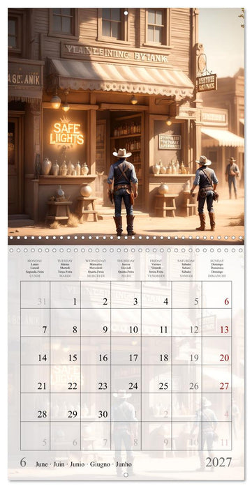 Western Cowboys (CALVENDO Monthly Calendar 2027)