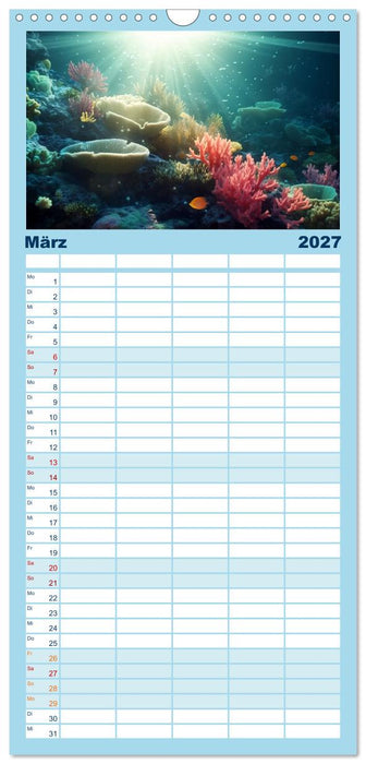 Fischfantasie (CALVENDO Familienplaner 2027)