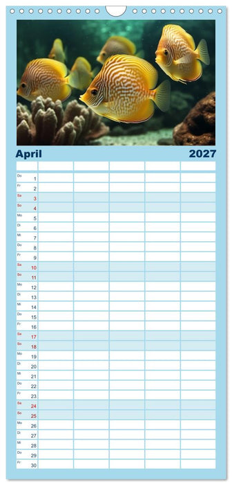 Fischfantasie (CALVENDO Familienplaner 2027)