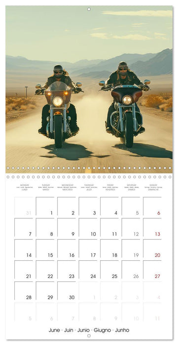 Bikers on the road (CALVENDO Monthly Calendar 2027)