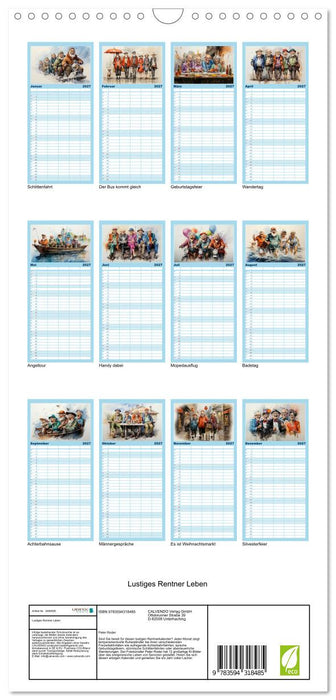 Lustiges Rentner Leben (CALVENDO Familienplaner 2027)