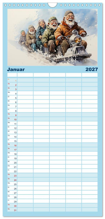 Lustiges Rentner Leben (CALVENDO Familienplaner 2027)
