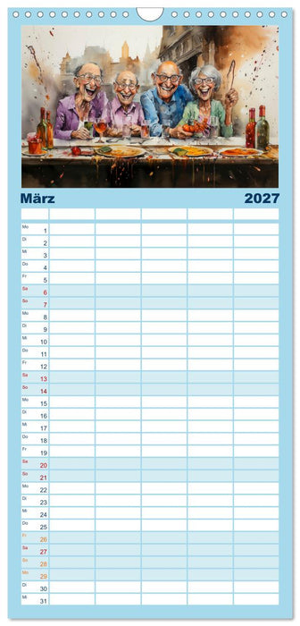 Lustiges Rentner Leben (CALVENDO Familienplaner 2027)