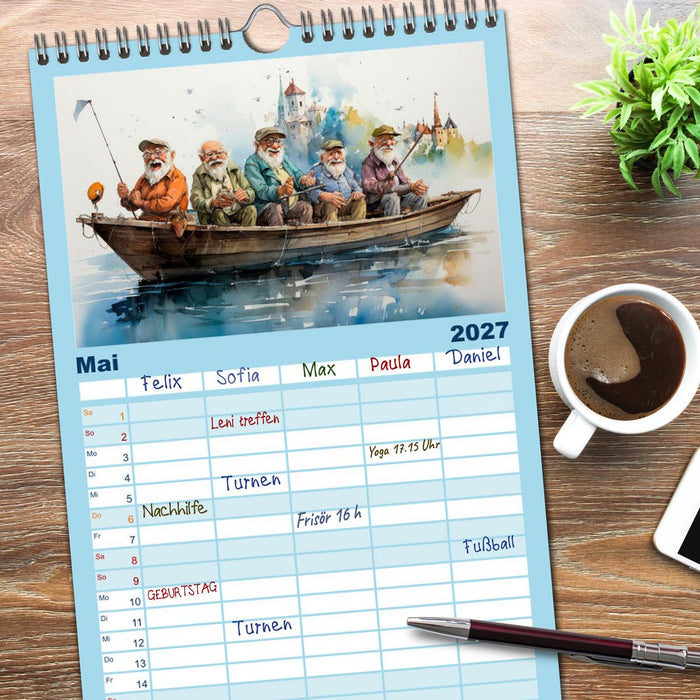 Lustiges Rentner Leben (CALVENDO Familienplaner 2027)