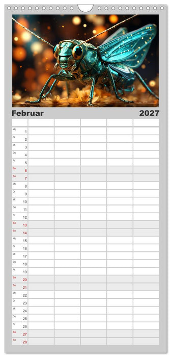 Magische Insekten (CALVENDO Familienplaner 2027)