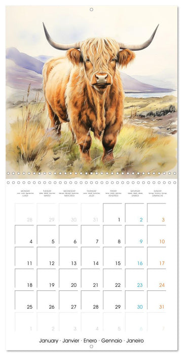Country Cows (CALVENDO Monthly Calendar 2027)