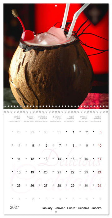 Delicious cocktails (CALVENDO Monthly Calendar 2027)