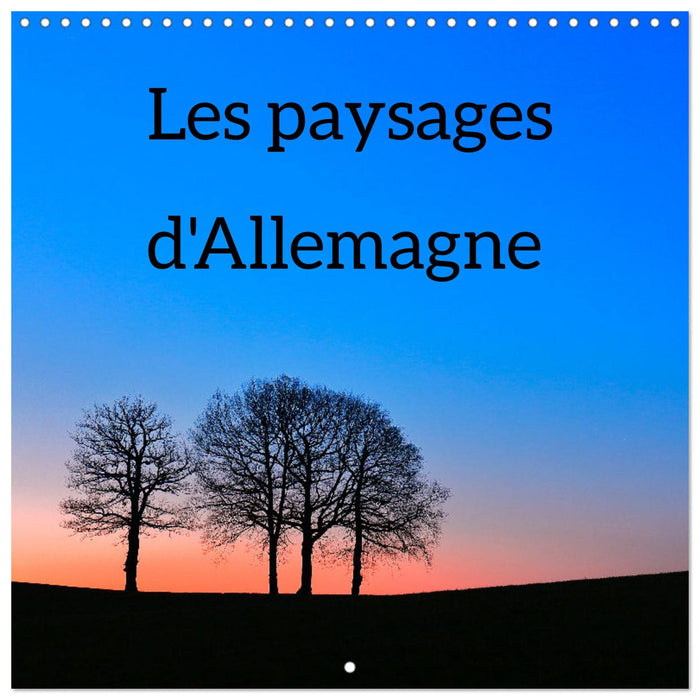Les paysages d'Allemagne (CALVENDO Calendrier mensuel 2027)