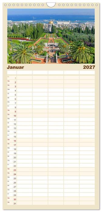 Zwischen Tradition und Moderne: Israel (CALVENDO Familienplaner 2027)