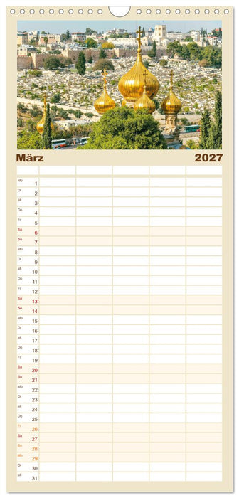 Zwischen Tradition und Moderne: Israel (CALVENDO Familienplaner 2027)