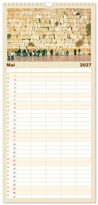 Zwischen Tradition und Moderne: Israel (CALVENDO Familienplaner 2027)
