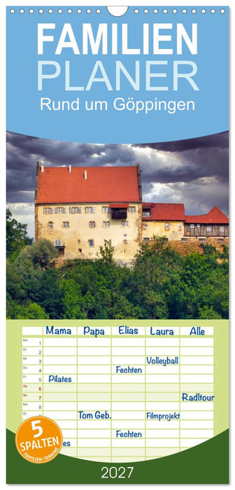 Rund um Göppingen (CALVENDO Familienplaner 2027)