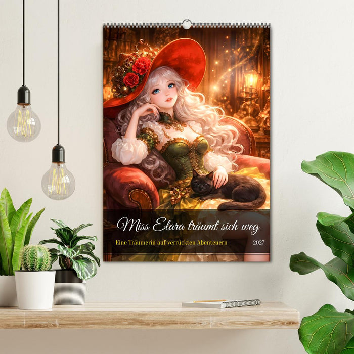 Miss Elara träumt sich weg (CALVENDO Wandkalender 2027)
