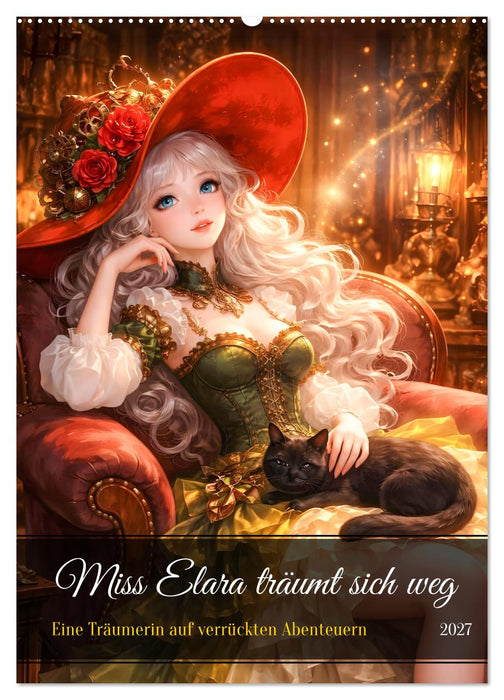Miss Elara träumt sich weg (CALVENDO Wandkalender 2027)