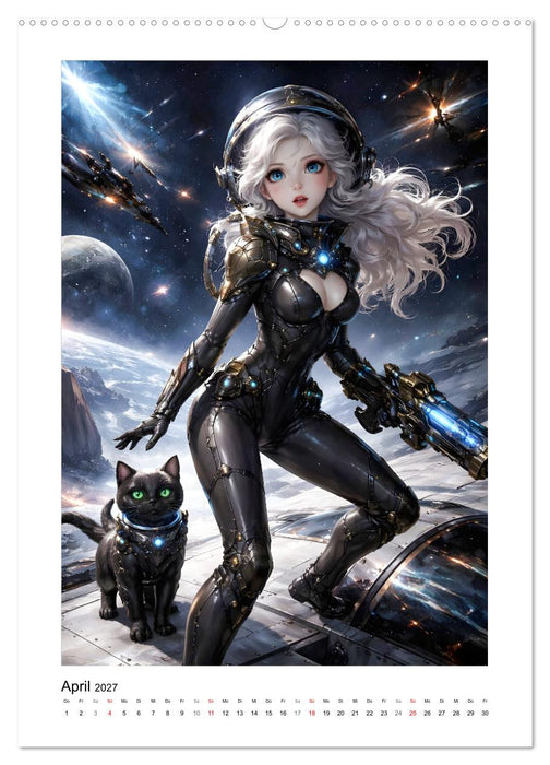 Miss Elara träumt sich weg (CALVENDO Wandkalender 2027)