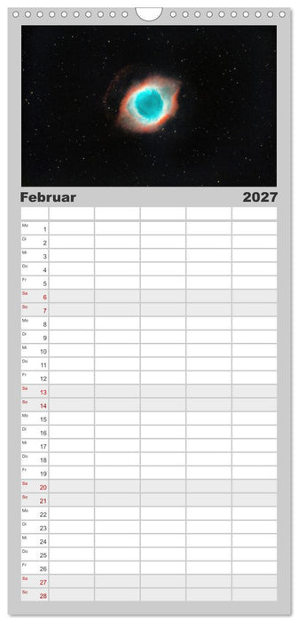 Wunder der Milchstraße (CALVENDO Familienplaner 2027)