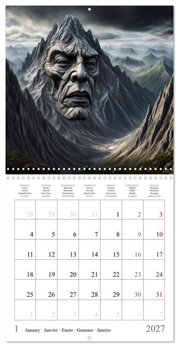 Les âmes de la montagne (CALVENDO Calendrier mensuel 2027)