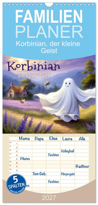 Korbinian, der kleine Geist (CALVENDO Familienplaner 2027)