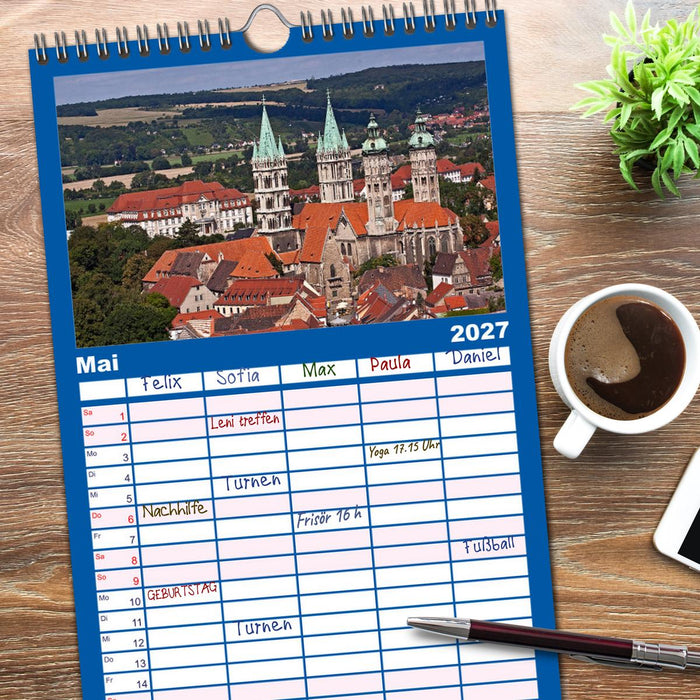 Welterbe - Kultur und Natur in Deutschland (CALVENDO Familienplaner 2027)