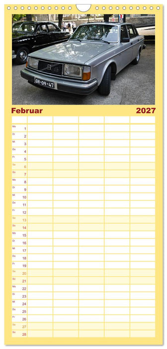 Autos der 70er (CALVENDO Familienplaner 2027)
