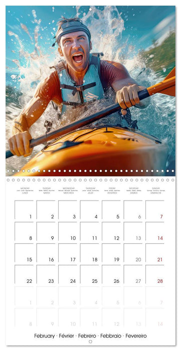 Kayakers in action (CALVENDO Monthly Calendar 2027)