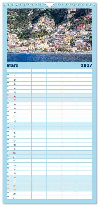 Amalfi - Traumhafte Küste zwischen Himmel und Meer (CALVENDO Familienplaner 2027)