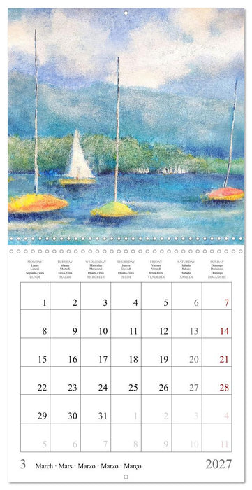 Upper Bavaria Art - Painted pictures from the south of Germany (CALVENDO Monthly Calendar 2027)