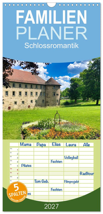 Schlossromantik (CALVENDO Familienplaner 2027)