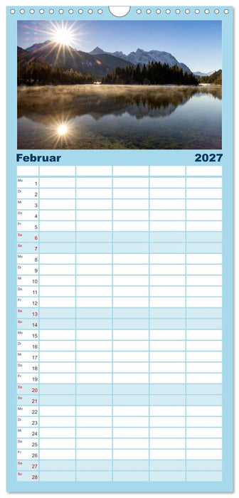 Seen im Werdenfelser Land (CALVENDO Familienplaner 2027)
