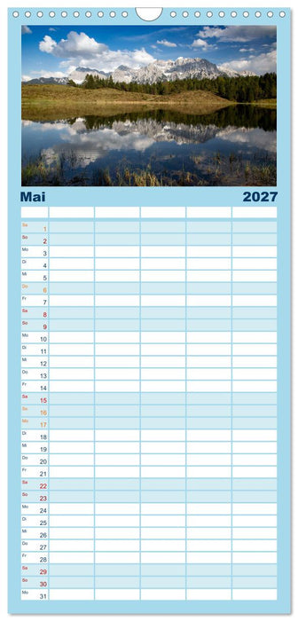 Seen im Werdenfelser Land (CALVENDO Familienplaner 2027)