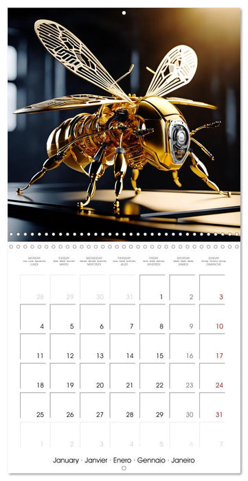 Mechanical Insects (CALVENDO Monthly Calendar 2027)