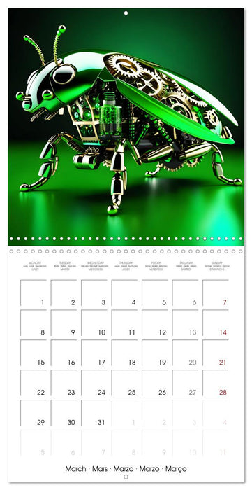 Mechanical Insects (CALVENDO Monthly Calendar 2027)